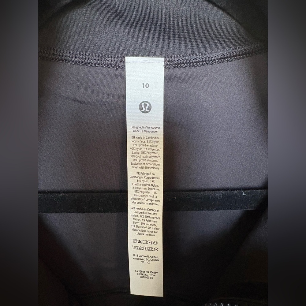 Lululemon Define Cropped Jacket Nulu *Flocked Polka Dot - Picture 3 of 4
